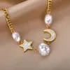 Braccialetti di fascino carino adorabile stella moon perla per donne regali unuauali ragazze gioielli dolci donne semplici personalità braccialetta5224304