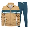 Men Tracksuit Sets Autumn Jogger Tracksuit Zapip Hoodiessweatpants 2pc Sets Męskie Sportswear Suit Cuit Cuit 201128