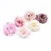 4pcs 8 cm rozen hoofd Scrapbooking bruiloft Flower Wall diy decoratieve kransen feest huisdecoratie accessoires kunstmatige jllzqf