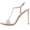 Lovirs Women High Obc-Strap Sandals Otwarte palce Sandały Sandałowe sukienki Buty Plus Size 5-15