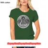 T-shirts Annuit CoepTis Pyramid Eye Illuminati Cash - Mens Cotton T-shirt Fashion Short Sleeve T Shirt