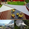 Shade Fabric Triangle Sail Gazebo For And House Cover Shades Canvas Plug Up Swimming Pool Sun Patio Oxford Net Garden Awning