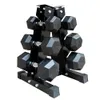 Rastrelliere per manubri in acciaio legato Duty Heavy A Shape Holder Attrezzature per il fitness Stoccaggio per la perdita di peso Combinazione fissa Bilanciere Rack Home Gym Stand Accessori per macchine sportive