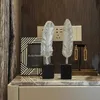 Nordic Style Creative Feather Bookcase Ornaments Simple Modern Home Living Room Decoration Crafts Decor Desk Accessories 210924