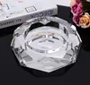 2021 Crystal glass octagonal ashtray creative personality 5 kinds of color fashion exquisite craft home decoration