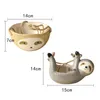 Sloth Flower Pot Animal Plant Pot Hanging Planter Ceramic Pots for Plants Home Garden Hang Plant Scindapsus Chlorophytum Pot 210922