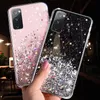 Bling Glitter Yumuşak Silikon Kapak TPU Geri Cep Telefonu Kılıfları için iphone 13 Pro Max 12 Mini 11 XR 8 7 Artı Samsung S21 Ultra S20 Fe A03S A21S A32 A52 A72 5G Huawei P40