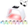 Stok ABD High end 7 renk led foton kırışık lamba ışık terapi güzellik pdt lamba tedavisi cilt akne sökücü anti-kırışıklık taşınabilir spa maske makinesi