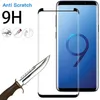 Full Lim Tempered Glass Protectors 3d 9h Screen Cover Explosionssäkra skärmar Protector Film för iPhone 12 Mini 11 Pro Max Samsung S21 S21Plus S21ULTRA DHL