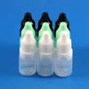 100 pcs 5 ml (1/6 oz) Garrafas de gotas de plástico garrafas de adulteração tampão dicas lde melhor e vapor cig líquido