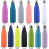 500ml Portable Stainless Steel Water Double Vacuum Insulated Thermal Sports Gym Bottle Chilly Flask warm Cup Travel Mug