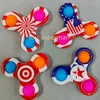 Simple Dimple Pop Fidget Toys Spinning Top Accesorios antiestrés Autismo y alivio del estrés para la ansiedad