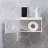 Cajas de pañuelos, servilletas, caja impermeable de madera y plástico, toallero de papel, soporte para rollo de Wc montado en la pared, caja de almacenamiento, accesorios de baño