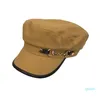 Fashion Caps Chain Design Hat for Women Newsboy Cap Wool Visor Cabbie Fiddler Peaked Beret Baker Hats