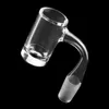 Smoking High Bird Fully Welded Thick Bottom Beveled Edge Quartz Banger 25mm OD 45/90 Nails For Water Glass Pipes Dab Rigs