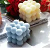 Pachnący kształt kulowy Cube Candle Eco-przyjazny wosk sojowy Wielokolor niezbędny świeca zapach Wedding Wedding Home Użyj 210702