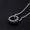 Pendant Necklaces Personalized Wheels Tires Necklace For Men Hip Hop Stainless Steel Wheel Pendants Fashion Jewelry Square Chain