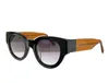 Nice designer de luxo Óculos de sol de quadro completo para mulheres Z1463 Borboleta forma vintage carta de impressão óculos elegante anti-ultraviol sungglass