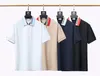 Erkek Polo Gömlek Polos Tops Tshirt T Gömlek Tees Nakış Kısa Kollu Gömlek Erkekler Için Tişörtleri Tasarımcı Poloshirts Yaz Yaka Düğme Giysileri Pamuk Çift Üst