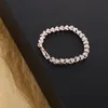 Crystal Rose Gold Pulsera Party Favor Fomen's Natural Zircon Bracelets Lleno de diamantes Joyería romana europea y americana