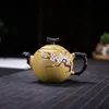 Authentic new tea pot purple clay Plum Dragon Egg Teapot Ore beauty kettle Handmade Tea set Customized gifts 250ml