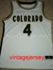 #4 Chauncey Billups Dolphins Colorado Buffaloes Retro College Basketball Jersey Nazwa i numer dowolny rozmiar