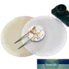 Paspaslar Pedleri PVC Hollow Yalıtım Yemek Masası Kase Mutfak Dekor Için Isıya Dayanıklı Placemats El Restoran Biftek Pad Fabrika Fiyat Uzman Tasarım Kalitesi Son