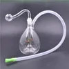 여성 유리 오일 버너 봉 버블러 재활용 물 봉 작은 Dab Rig Oil Rigs 실리콘 튜브와 10mm 오일 버너 파이프가 있는 미니 비커 봉