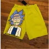 Shorts pour hommes Haleychan Mens Coton 8 Long Casual Cartoon Lounge avec poches Jogger Athletic Entraînement Gym Sweat Anime234u