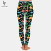 Letsfind 3D Cartoon Dinosaurs Impressão digital Mulheres Cantura alta plus size leggings moda fitness elástico Full Leggings 201014