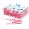 60pcs 0.7mm-1.5mm Toothpicks Dental Floss Flosser Gum Oral Care Interdental Brush Brushes Tongue Cleaner Toothpick