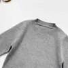 Bambini Neonati maschi Maglioni Solido lavorato a maglia Pullover Casual manica lunga per bambini Top Toddler Boy Clothes Girl 211201