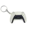 Breloki PS5 Gry Kontroler Keychain Mini Gamepad Samochód Brelok Moda Torba Wisiorek Cute Console Miękkie Gumowe Kluczy Łańcuch Mężczyźni Chłopiec Prezent