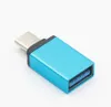 Metal USB 31 Adapter Type C OTG Mężczyzna do USB30 A Funkcja adapte konwertera żeńskiego dla MacBooka Google Chromebook1878477