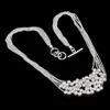 Link, Ketting Delicate Zilver Kleur Zirkoon Zand Kralen Decoratie Armbanden voor Vrouwen Valentines Gift Bruiloft Sieraden