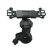 Universele fiets telefoonhouder 360 graden verstelbare houder DC08-Z Motorfiets Bike Mobilephone Mount Stand met PE-zak