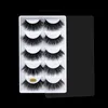 5 Pairs false eyelashes 3d natural thick curls imitation mink eye lashes handmade simulation G800 mixed fake eyelash9083715