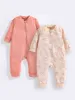 Baby 2Pack Zip Up Baseball Neck Jumpsuit SHE