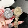Brand Watches Women Lady Girl Crystal Diamond Star Style Metal Steel Band Quartz Wrist Watch designer durable gift popularity charming grace