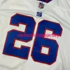 100% zszyty Saquon Barkley Jersey Custom Dowolne nazwisko Numer XS-5xl 6xl Jersey Men Men Młodzież