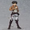 15 cm japansk anime attack på Titan Levi Eren Yeager Mikasa Ackerman PVC Action Figur Toy Collection Model Doll Gift Q07222607208