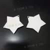 Sublimation Blank Earrings 16 Styles Thermal Transfer Printing DIY Star Heart Flower Leaf Shaped DIY Earring Gift Party Favors