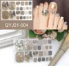 22 Consigli/Foglio Disegni per album di adesivi per unghie per unghie Accessori per manicure Adesivi per nail art Involucri Fai da te Salone per donne Bellezza