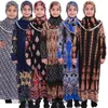 Vêtements ethniques Enfants Filles Musulman Robe De Prière Hijab Abaya Ramadan Culte Ensembles Modestie Islamique Tenues Arabe Enfants Jilbab Kafta182F