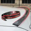 1.5M Car-Styling Car Rear Bumper Lip Spoiler Carbon Fiber Rubber Strip Protector for Truck Car Tail Decoration DIY Refit Spoilers