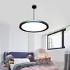 Pendant Lamps Modern Restaurant Bar Light LED Simple Single Head Round Luxury Bedroom Study Aluminum Alloy Chandelier