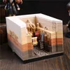 Harry Movie Scene Memo Write Note Notepad Home Dekoration Led Light Figure Diagon Alley 3D Cube 211105