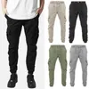 Mens Cargo Combat Work Trousers Chino Cotton Pant Work wear Jeans size 30-44 Y0927