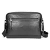 HBP Aetoo Head Leather Shoulder Bag, Mäns Casual Stiletto Bag, Fashion Trend Mäns Läder Postbag Bag