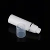 white empty PP plastic cosmetic packaging container serum lotion 15ml 30ml 50ml airless pump bottle